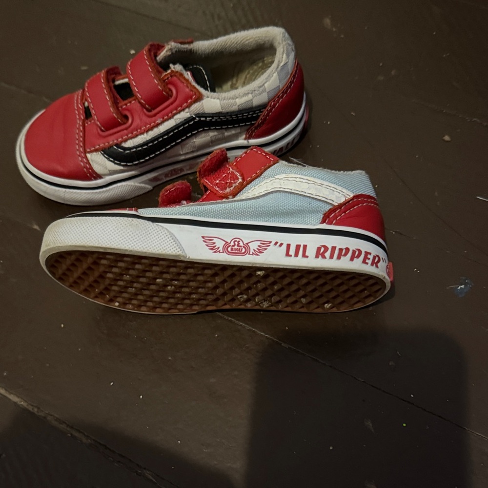 VANS Red Kids Shoes